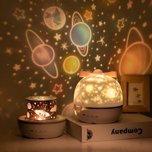 360° Rotating Solar System Projector Night Light